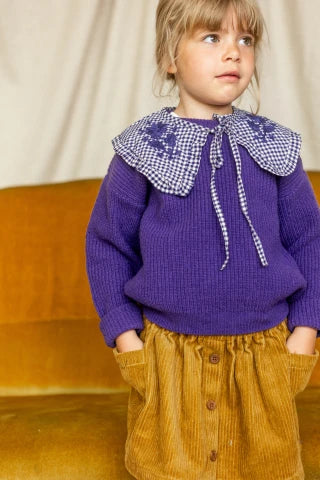 Jupe Tallan - Velours Tapenade - Enfant