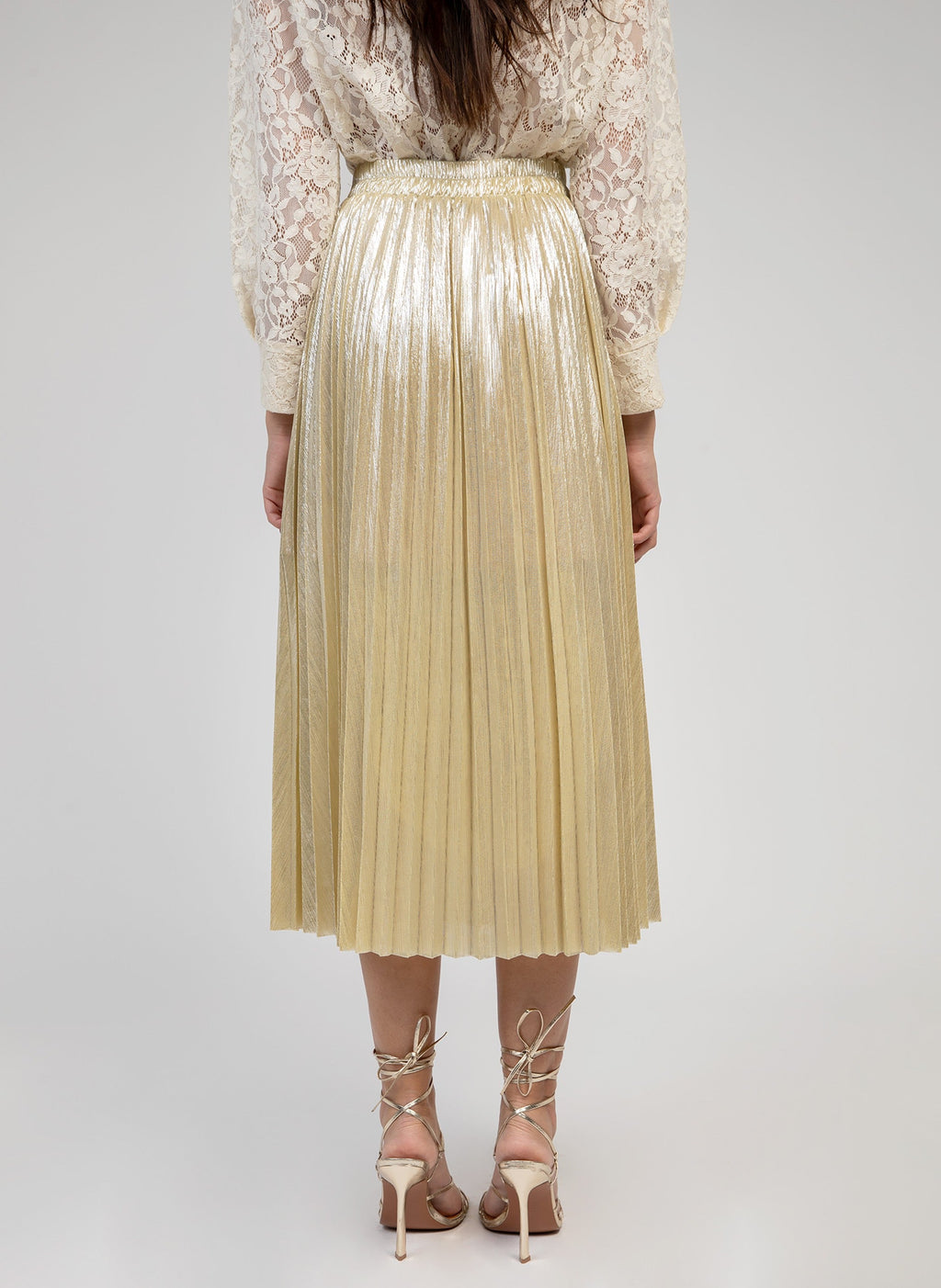 Jupe Midi Justinna Or