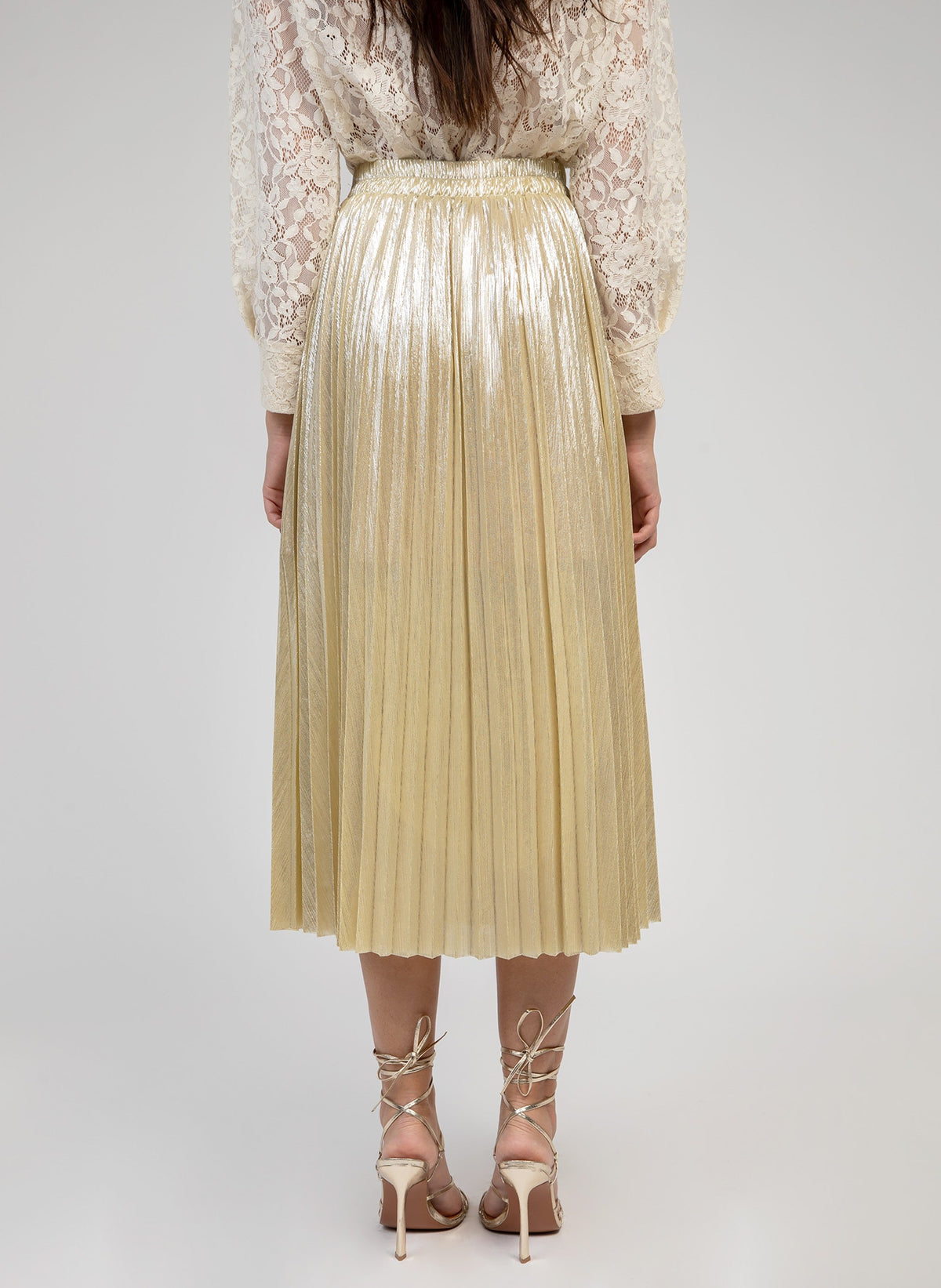 Jupe Midi Justinna Or
