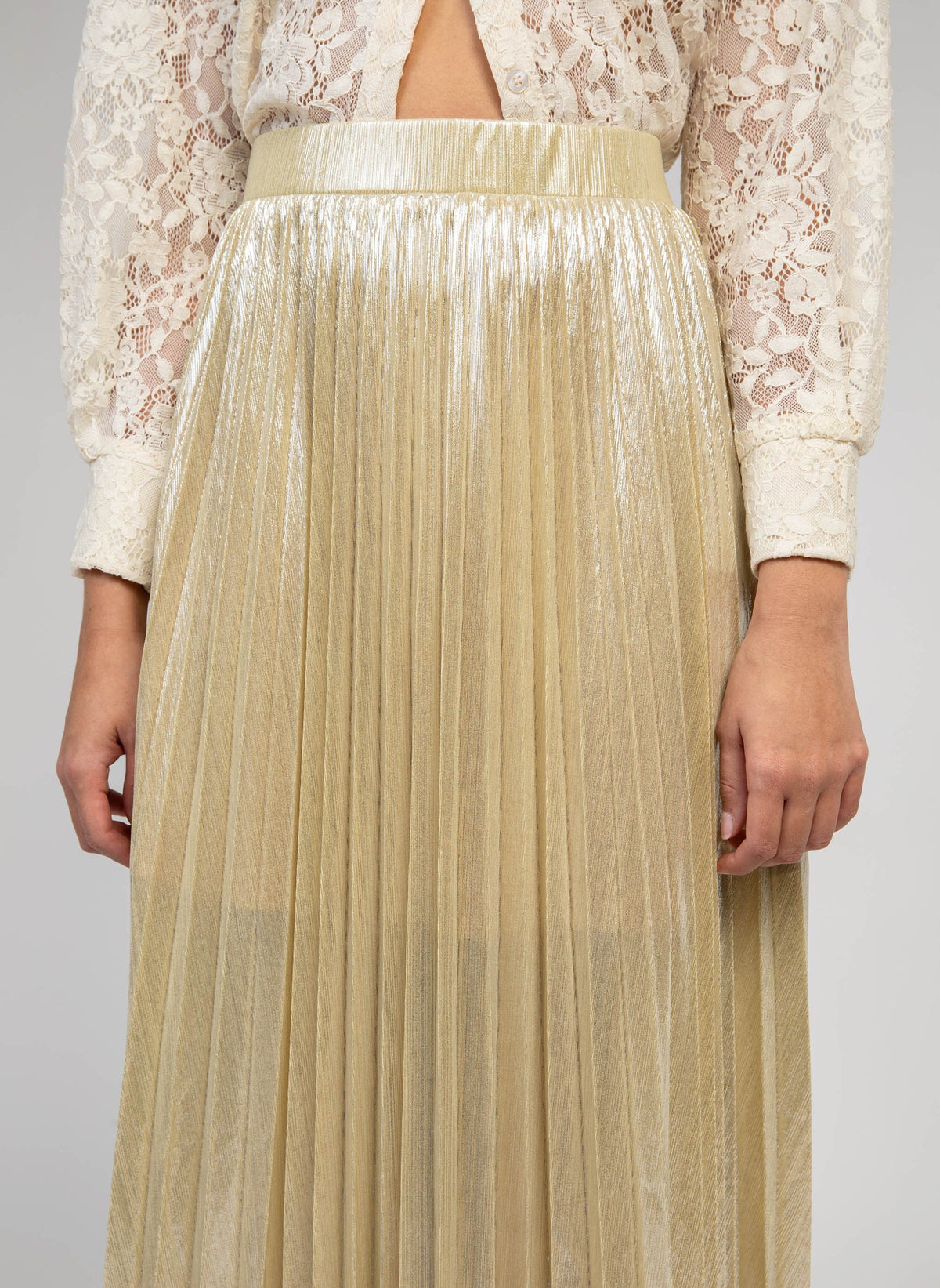 Jupe Midi Justinna Or