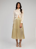 Jupe Midi Justinna Or