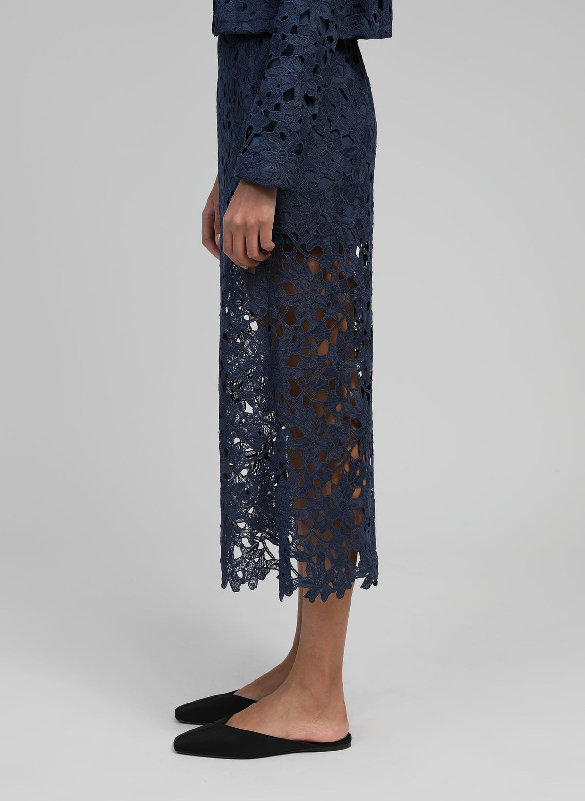 Jupe Midi Juvy Marine