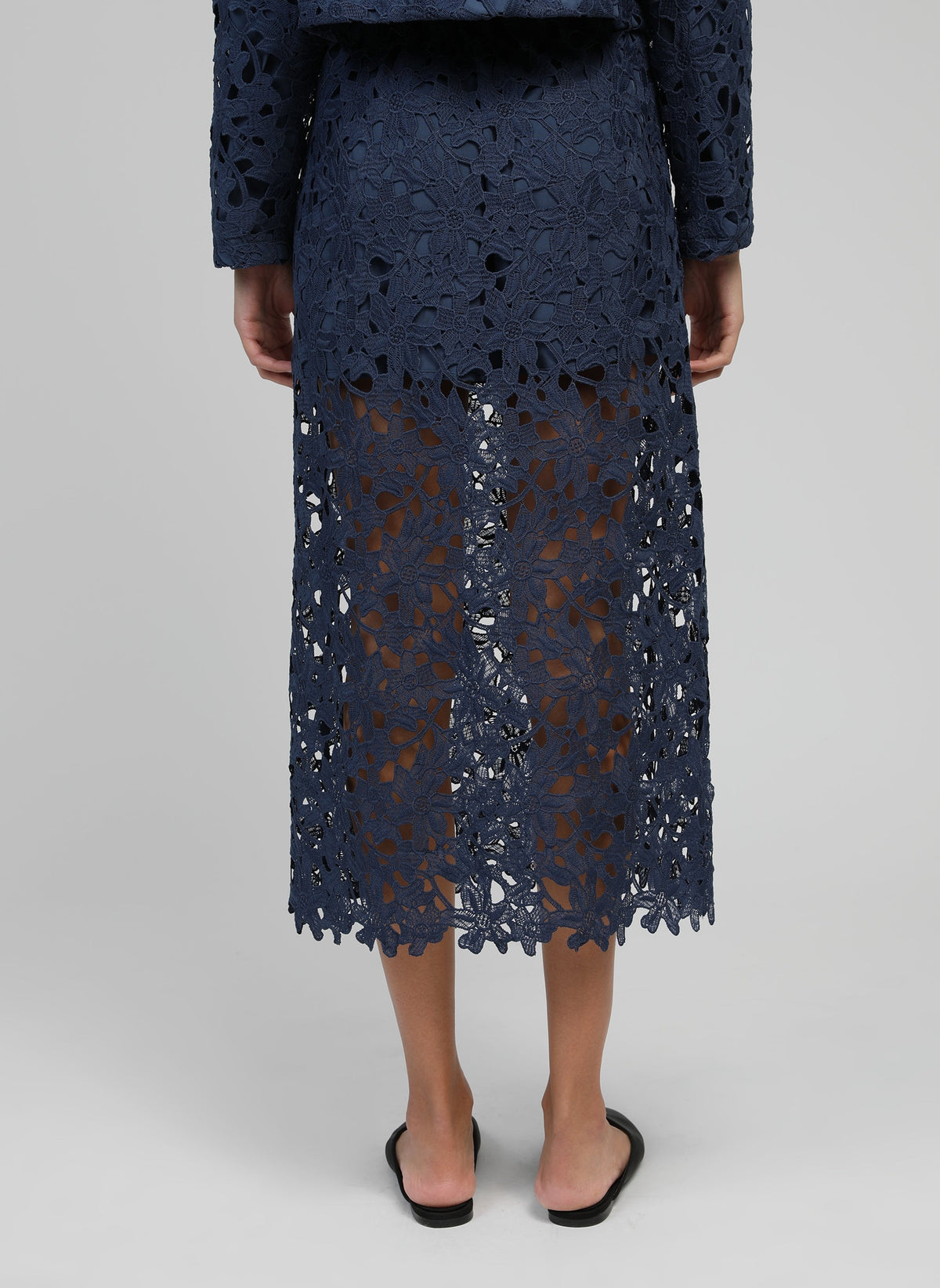 Jupe Midi Juvy Marine