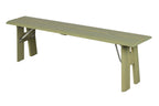 Avenue - Outdoor Bench - Pine Wood - Sage Green/Green