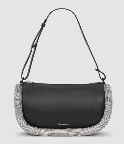 Jw Anderson - Sac The Bumper-15 Cuir Crystal Noir - Femme