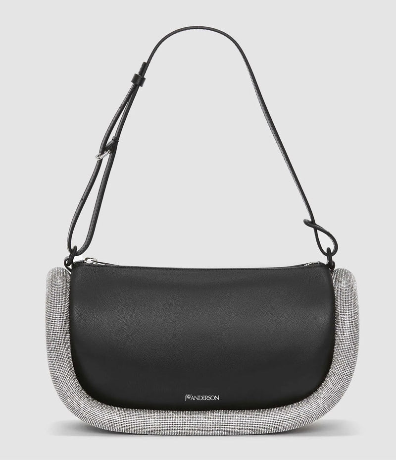 Jw Anderson - Sac The Bumper-15 Cuir Crystal Noir - Femme