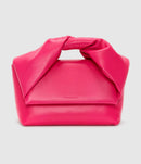 Jw Anderson - Sac Twister Midi Cuir Hot Pink - Femme