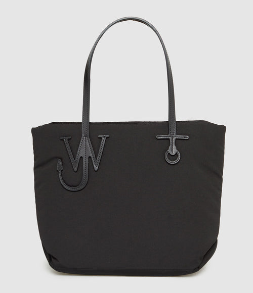 Jw Anderson - Totebag Small Puffy Anchor Black - Femme