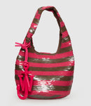 Jw Anderson - Sac Mini Sequin Khaki Pink - Femme