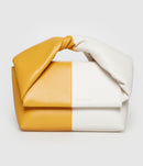Jw Anderson - Sac Twister Midi Cuir Mustard Cream - Femme