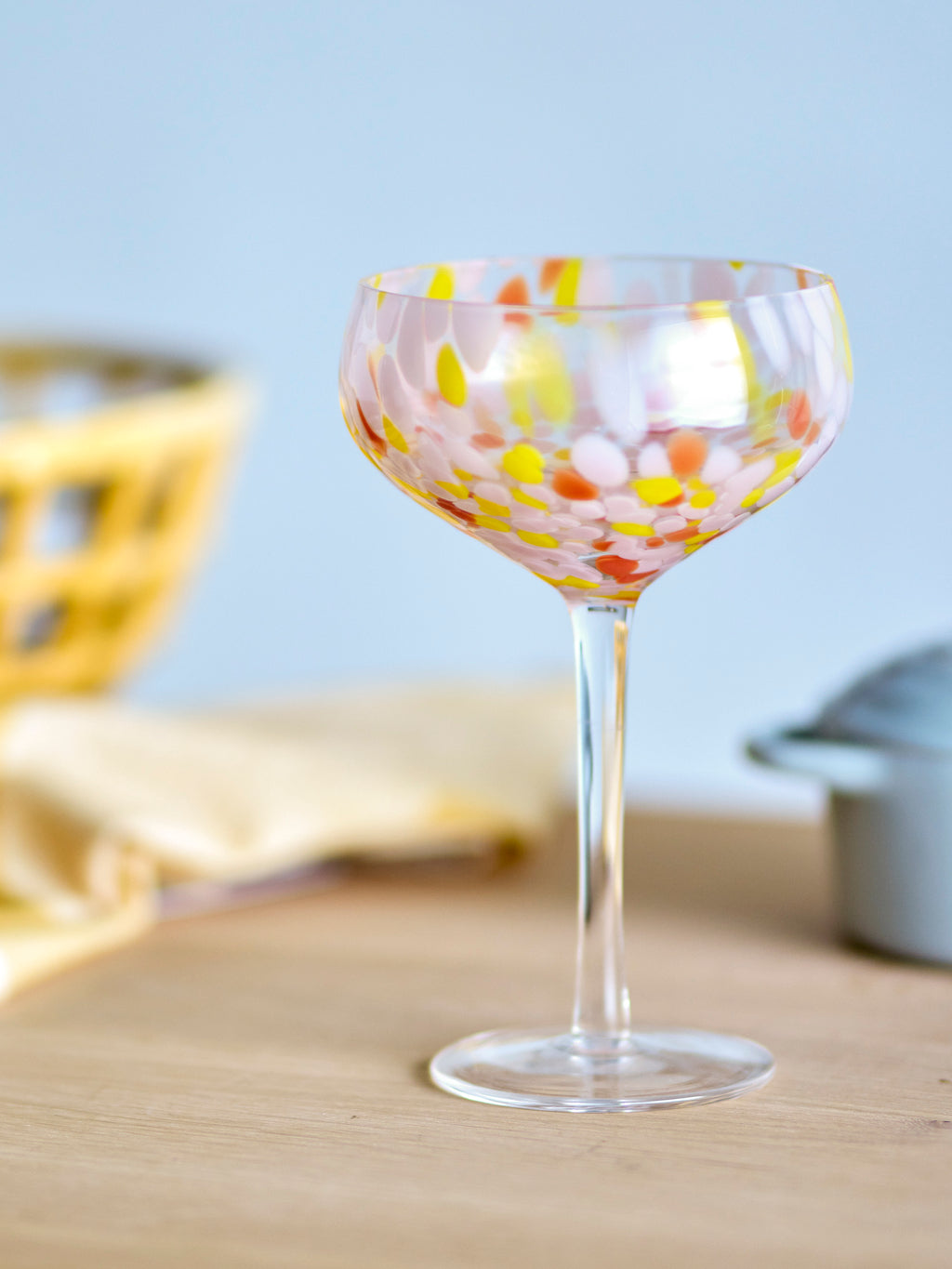 Lilya - Cocktail Glass - Dusty Pink - Glass