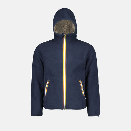 Kway - Veste Jacques Sherpa Réversible - Bleu - Homme