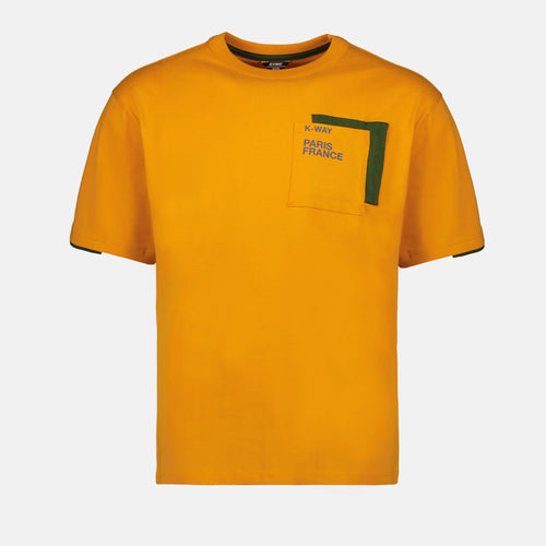 T-Shirt Fantome À Poche - Orange - Mixte