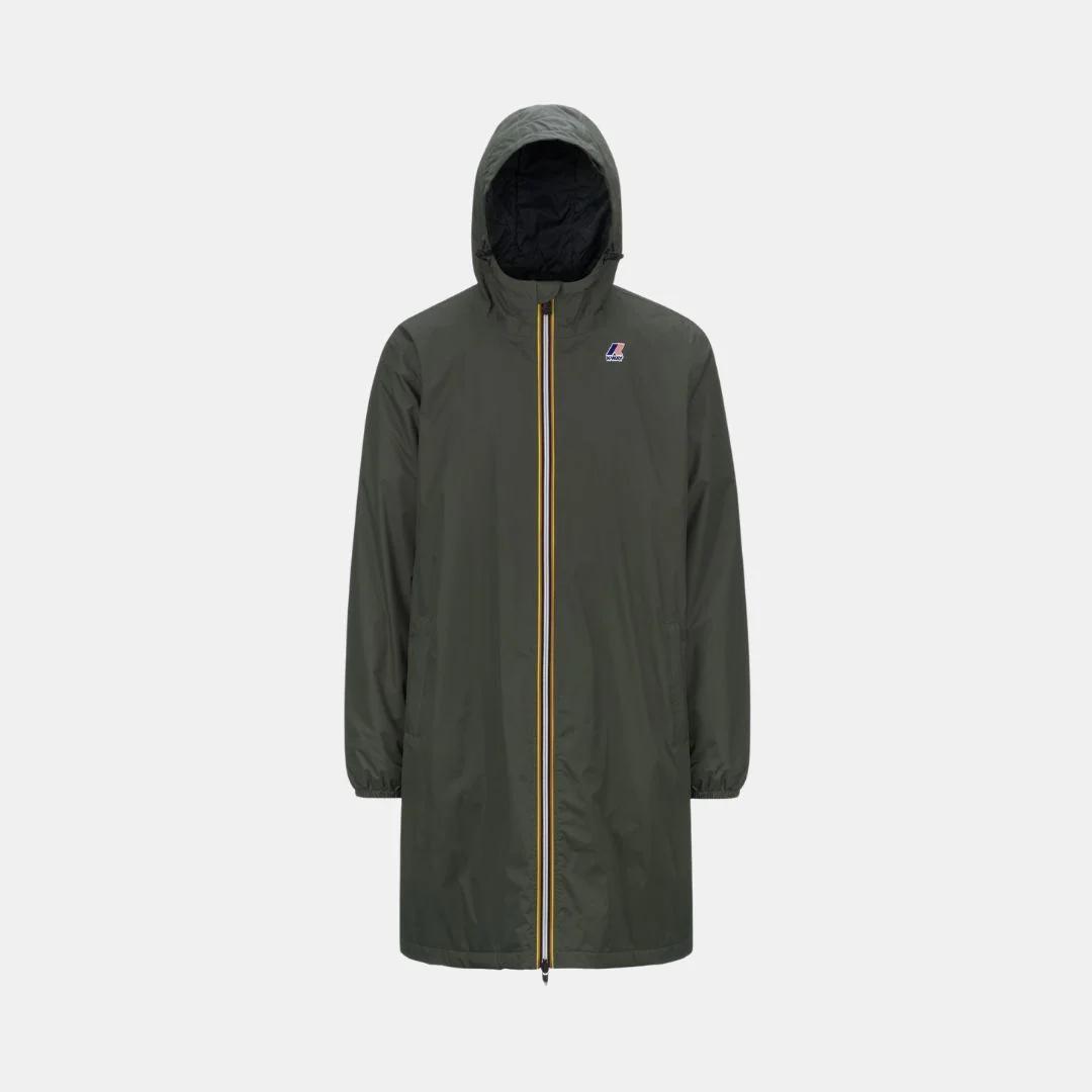 Jacket K-Way Le Vrai 3.0 Eiffel Warm Green Blackish - Verde - Unisex