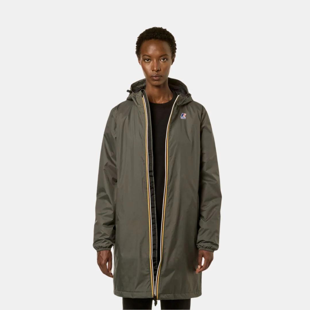 Jacket K-Way Le Vrai 3.0 Eiffel Warm Green Blackish - Verde - Unisex