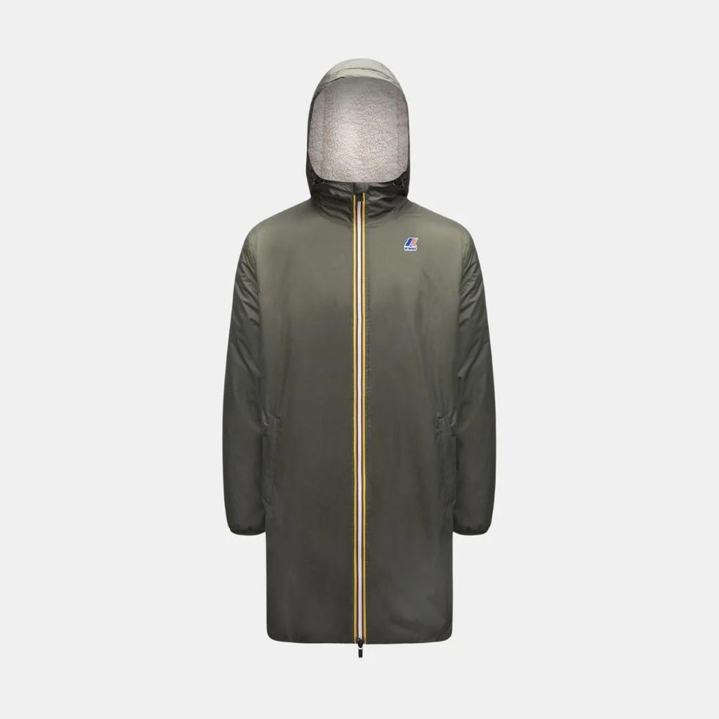 Chaqueta K-Way Rain Le Vrai 3.0 Eiffel Orsetto Green Blackish - Verde - Unisex