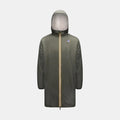 Chaqueta K-Way Rain Le Vrai 3.0 Eiffel Orsetto Green Blackish - Verde - Unisex