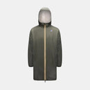 K-Way Rain Le Vrai 3.0 Eiffel Orsetto Green Blackish Jacket - Green - Unisex
