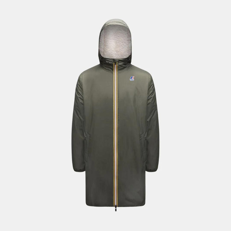 K-Way Rain Le Vrai 3.0 Eiffel Orsetto Green Blackish Jacket - Green - Unisex