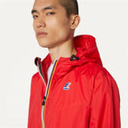 K-Way Le Vrai 3.0 Claude Windbreaker - Red