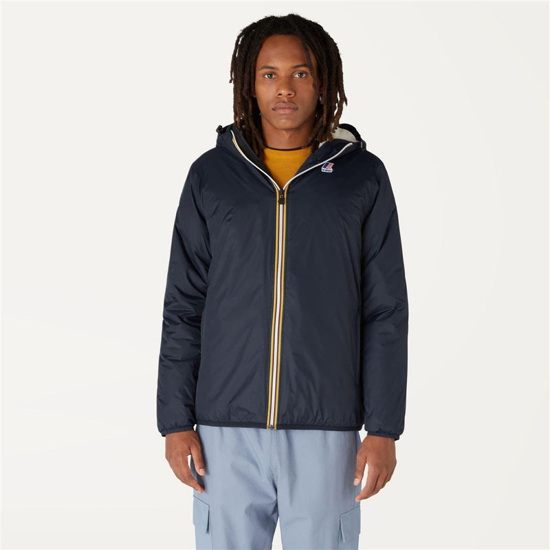 Blouson K-Way Le Vrai Claude 3.0 Sherpa - Ecru/Blackpure