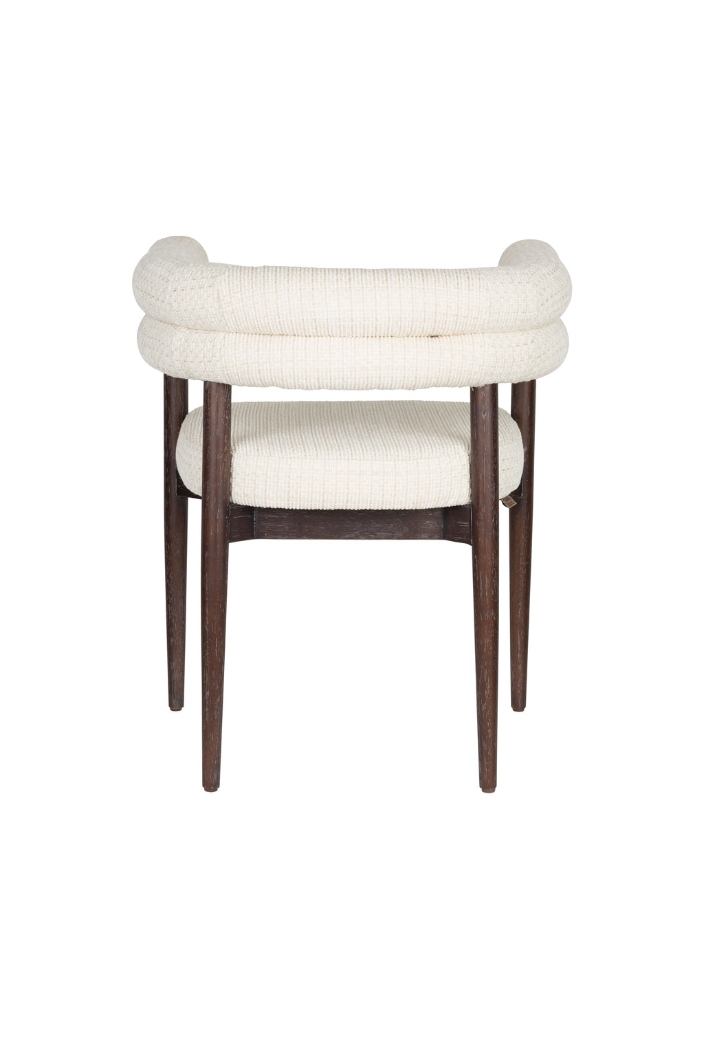 Sela - Dining Chair - Fabric - White/Off-White