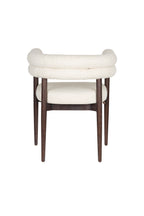 Sela - Dining Chair - Fabric - White/Off-White
