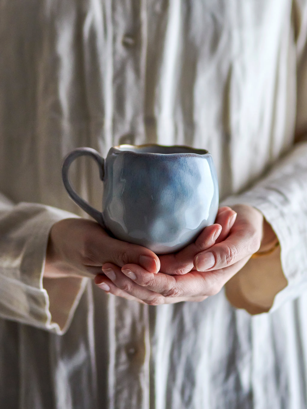 Estella - Taza - Azul - Gres
