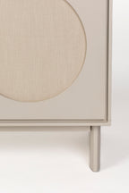 Twin 2 Doors - Sideboard - Acacia wood - Gray