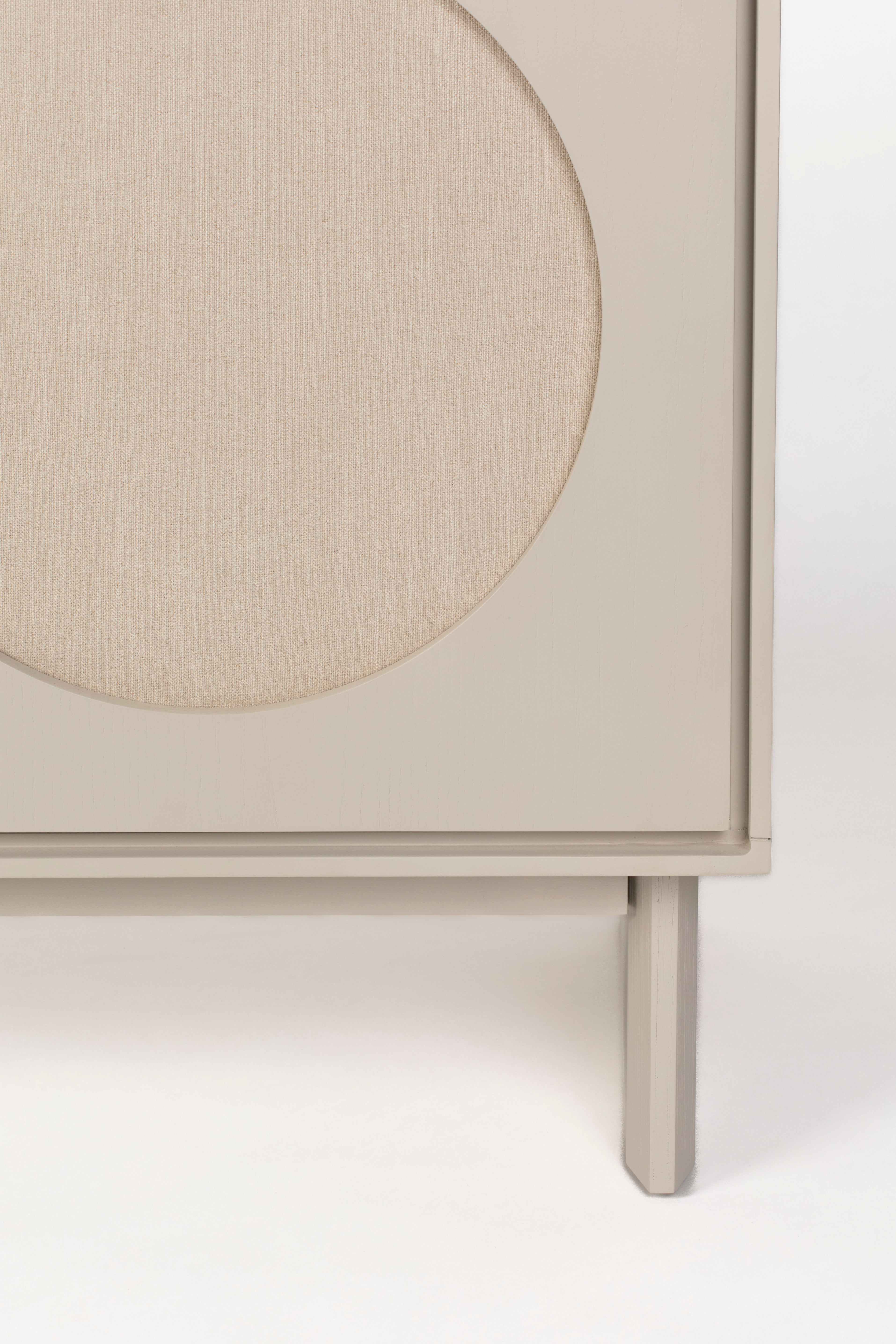 Twin 2 Doors - Sideboard - Acacia wood - Gray