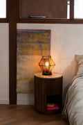 Surya Rope - Table Lamp - Polyester - Yellow/Red/Multicolor