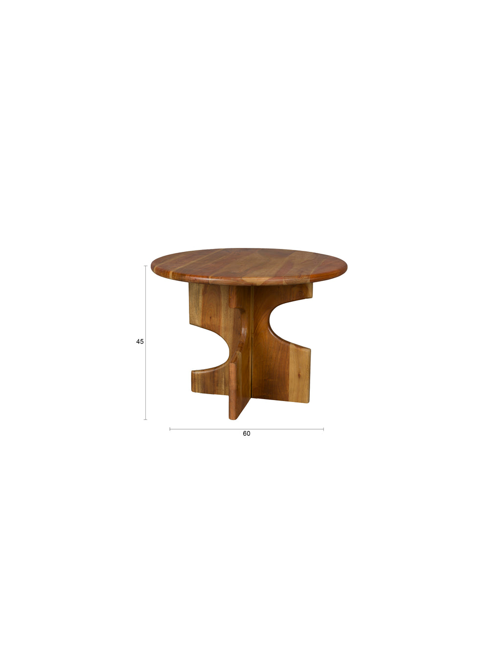 Morgan - Side Table - Acacia Wood - Brown