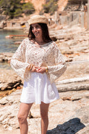 KAMILLE Beige - Maille Crochet