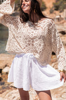 KAMILLE Beige - Maille Crochet