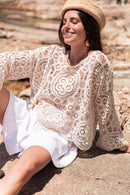 KAMILLE Beige - Maille Crochet