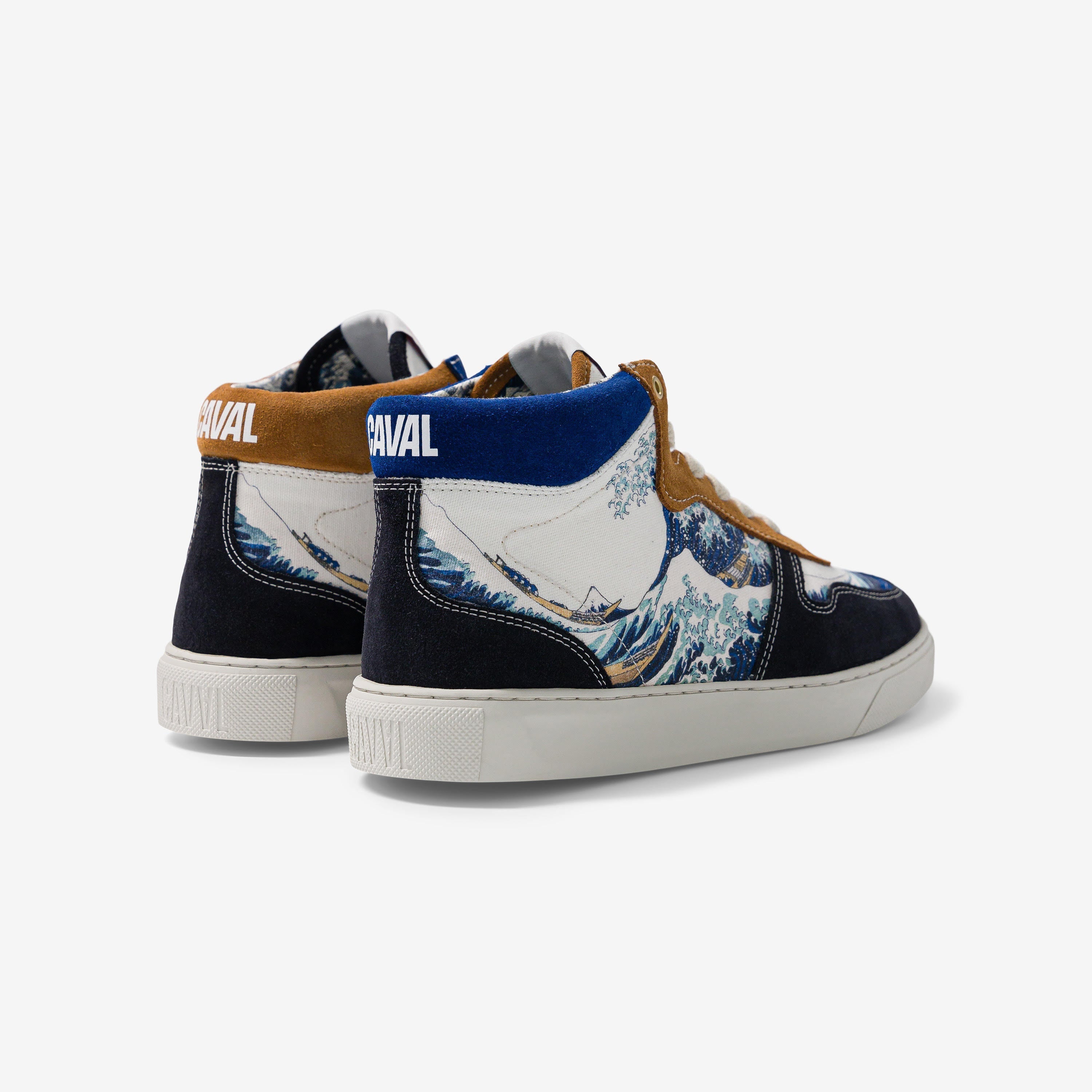 CAVAL x La Grande Vague de Kanagawa Trainers