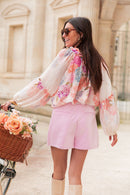KARA Rose - Blouse Fleurie