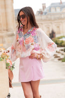 KARA Rose - Blouse Fleurie