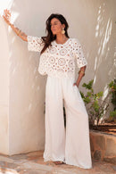 KAREN White - Fluid Pants