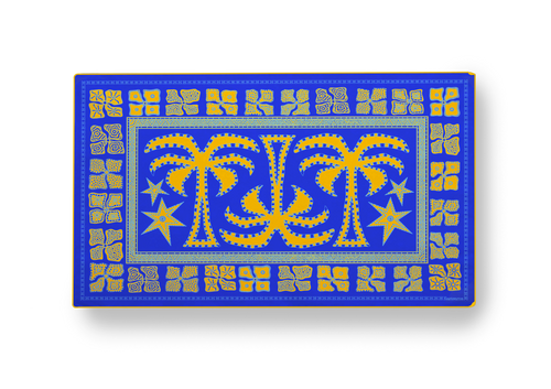 Kuta Pareo - Blue & Yellow