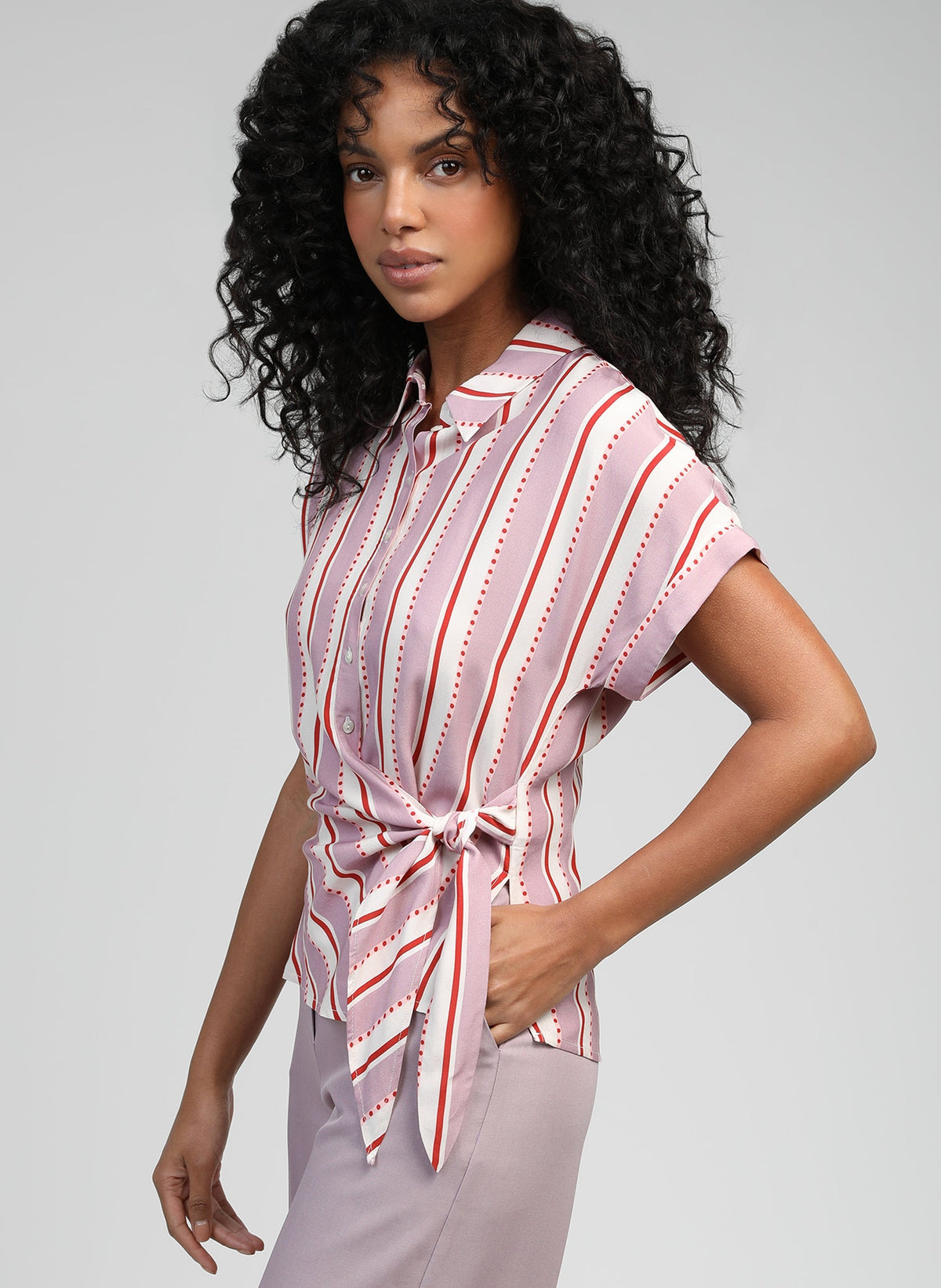Chemise Kayna Velia Lilas