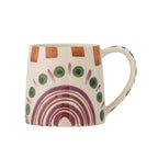 Shama - Set of 6 Cups - Multicolour - Stoneware