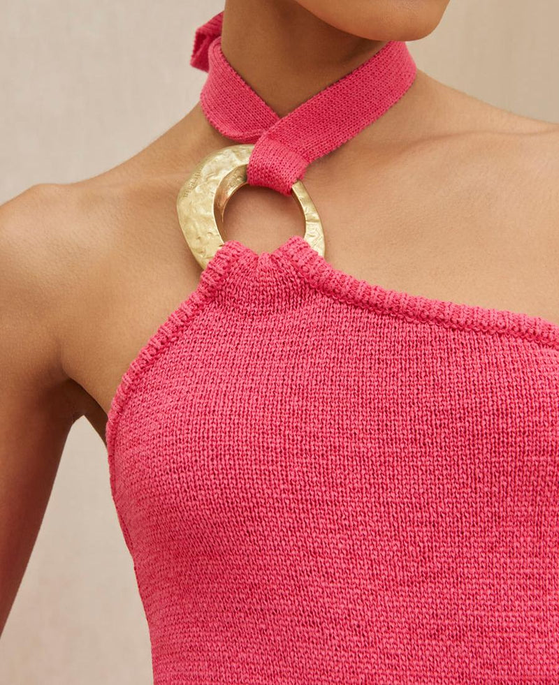 Kendall Knit Dress - Sangria