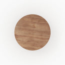 kepes table ronde en bois acacia pied strie