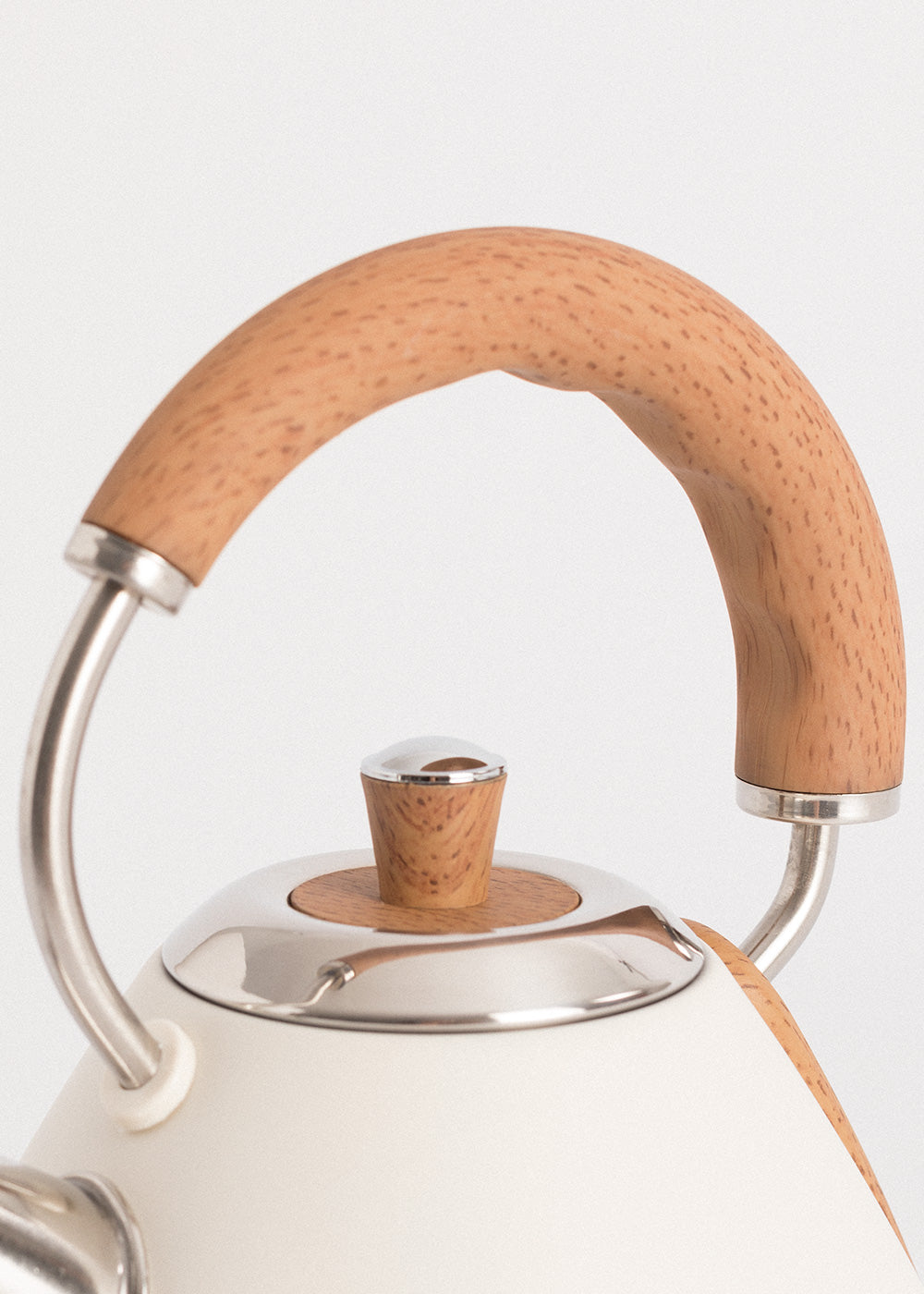 Kettle Retro - Hervidor Eléctrico - 1,7L - Blanco Roto