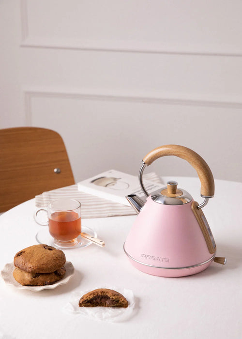 Kettle Retro - Bouilloire Électrique - 1L - Rose Pastel