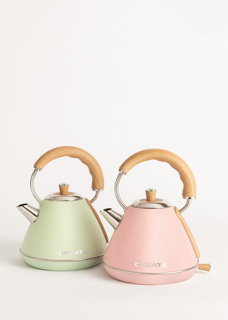 Kettle Retro - Hervidor eléctrico - 1L - Verde pastel