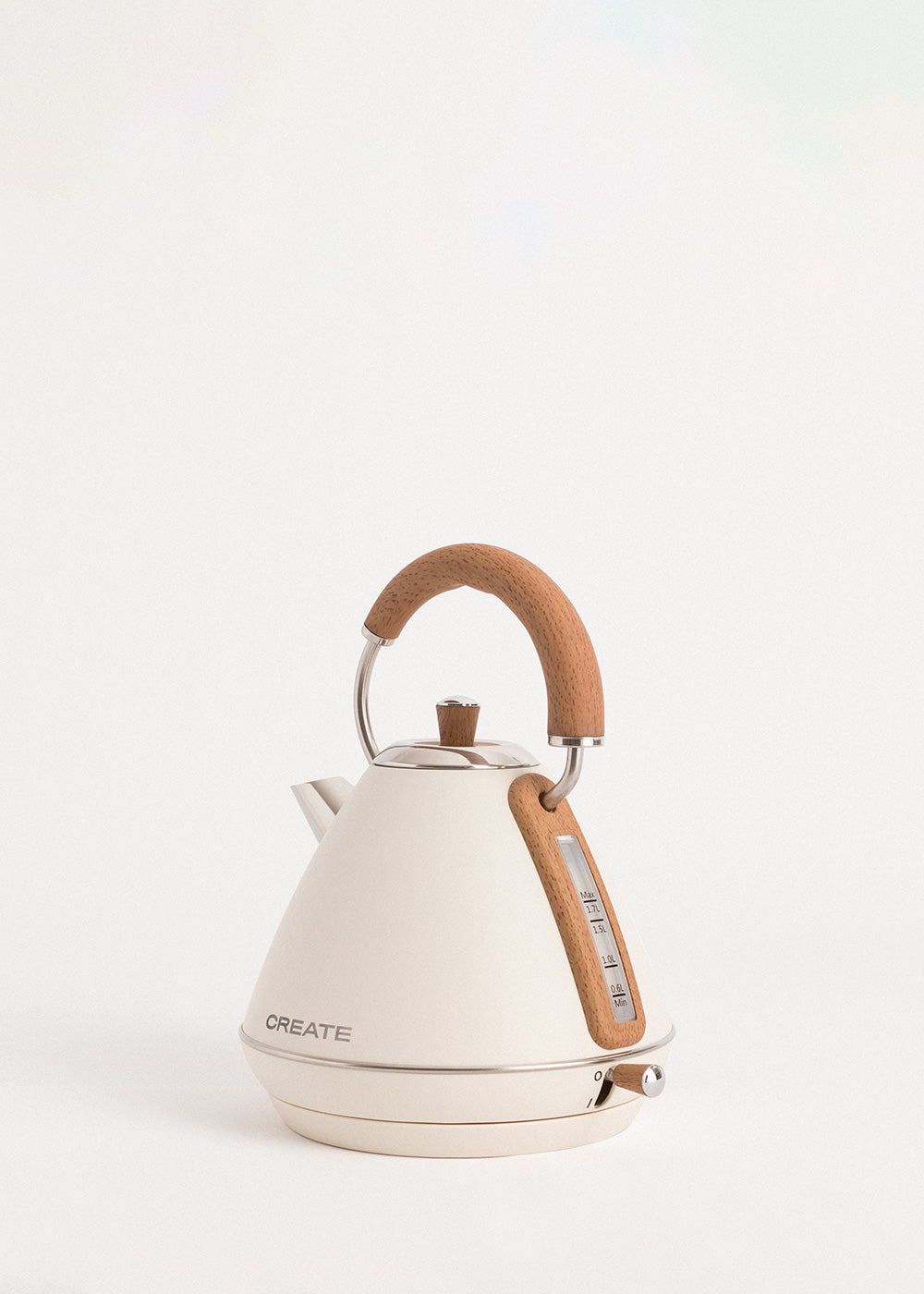 Kettle Retro - Hervidor Eléctrico - 1,7L - Blanco Roto