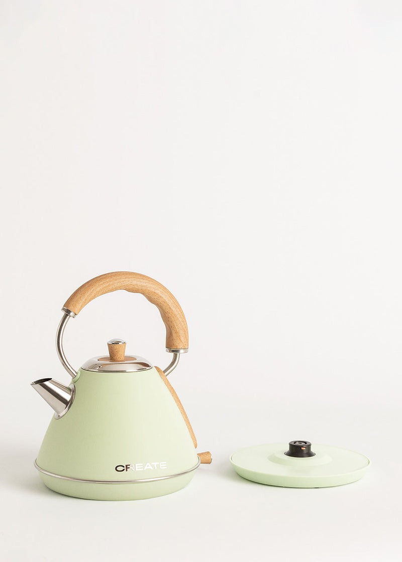 Kettle Retro - Hervidor eléctrico - 1L - Verde pastel