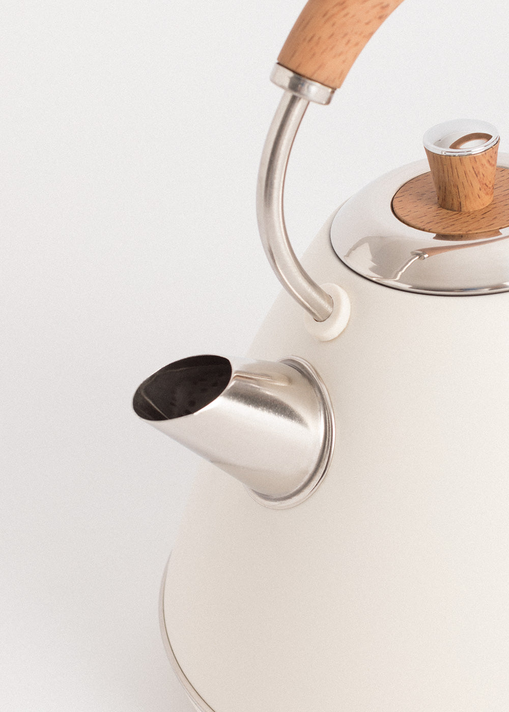 Kettle Retro - Hervidor Eléctrico - 1,7L - Blanco Roto